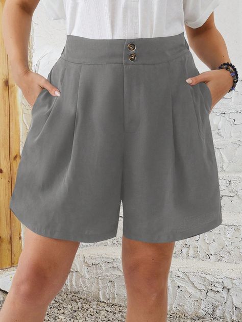 Grey school shorts