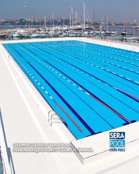 Every moment of swimming is both safe and enjoyable, with the Olympic Series porcelain pool tiles used in the outdoor swimming pool of Fenerbahçe Sports Club.

#serapool #olympicpool #porcelaintile #pool #poolconsturction #pooldesign #poolceramic #olympicpools Olympic Swimming Pool, Swimming Pool Trends, Swimming School, Terrace Tiles, Relaxing Pool, Sport Pool, Olympic Swimming, Swimming Pool Tiles, Pool Tiles