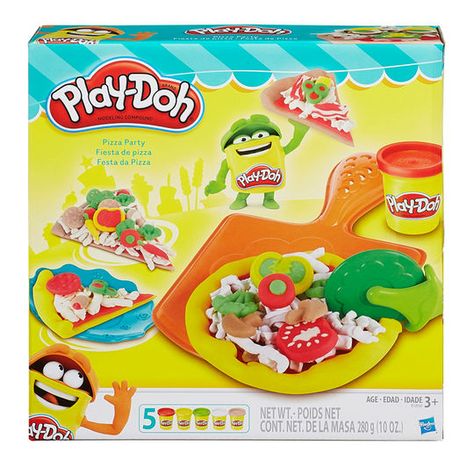 Pizza Party Food, Hasbro Play Doh, Sensory Play Dough, Play Doh Kitchen, Kids Clay, Beautiful Home Designs, Pizza Party, Educational Baby Toys, Party Kit