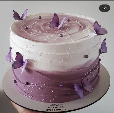 Butterfly Cake Ideas Birthdays, Pink Colour Cake, 3 Ingredient Dog Cake, Birthday Cake And Flowers, Birthday Cake Butterfly, Barbie Themed Cake, Graduation Sugar Cookies, Cake And Flowers, Tårta Design