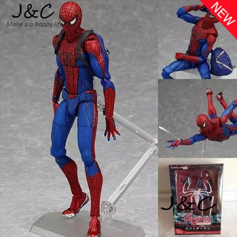 2016 New Hot sell 15cm Spider-Man PVC Action Figure Toys Dolls Spider Man Model Collection Gift Free Shipping Spiderman Action Figure, Superhero Spiderman, Marvel Figure, Amazing Spider Man, Male Doll, Action Figures Collection, Comic Book Heroes, Amazing Spiderman, Amazing Spider