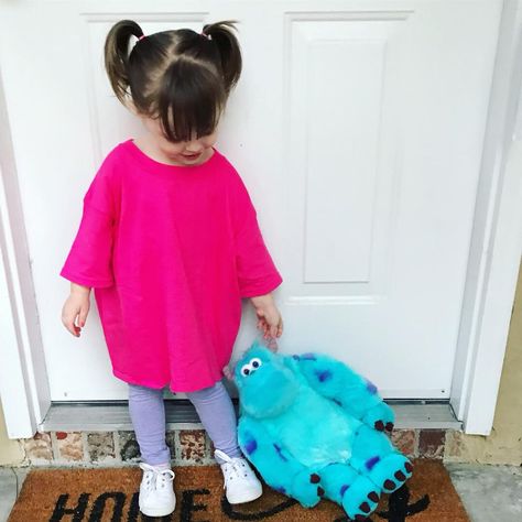 Boo Toddler Costume Monsters Inc, Monsters Inc Family Halloween Costumes, Monster Inc Halloween Costume, Monsters Inc Family Costume, Monsters Inc Costumes, Boo Monsters Inc Costume, Monsters Inc Halloween Costumes, Monsters Inc Costume, Boo From Monsters Inc