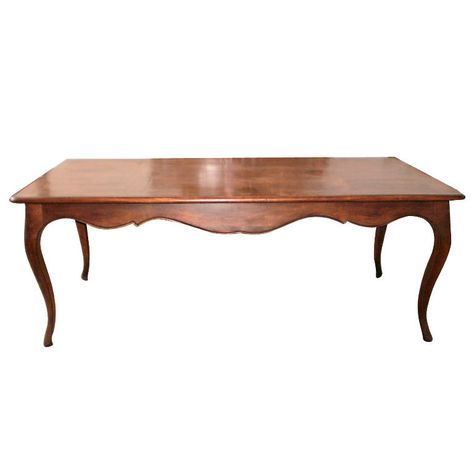 19th Century French Louis XV Style Dining Table | From a unique collection of antique and modern dining room tables at https://www.1stdibs.com/furniture/tables/dining-room-tables/ English Architecture, Style Dining Table, 1st Dibs, Modern Dining Room Tables, Dining Room Tables, Walnut Dining Table, Room Tables, Modern Dining Room, Modern Dining