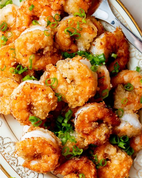 My Best Crispy Fried Shrimp Shrimp In Airfryer, Scallop Cakes, Meal Themes, Fries Shrimp, Crispy Fried Shrimp, Colossal Shrimp, Shrimp Snacks, Seafood Ideas, Fried Shrimp Recipes