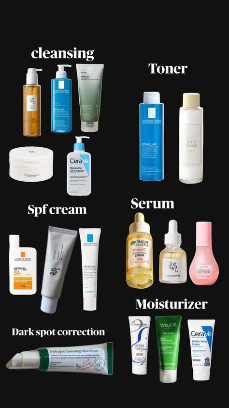 Must Have Skin Care, Food Acne, Food For Acne, Spf Cream, Weleda Skin Food, Garnier Skin Active, Perfect Skin Care Routine, Skin Food, Brightening Serum