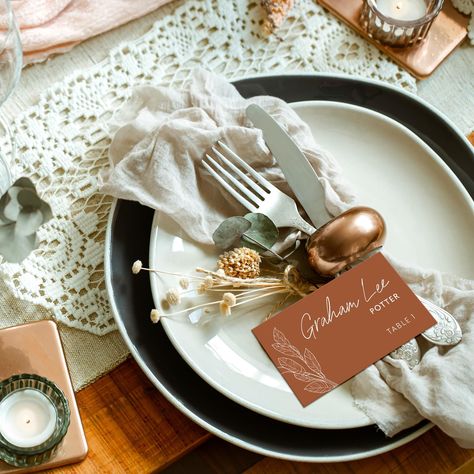 Name place cards wedding