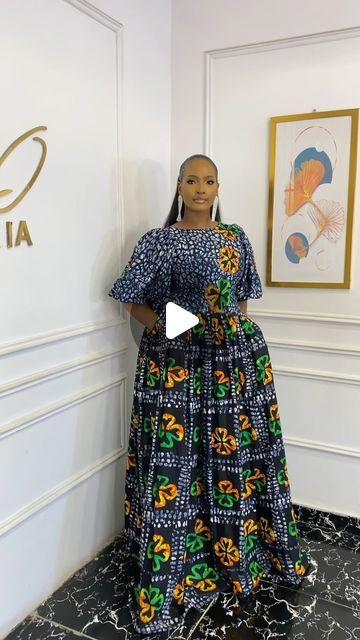 Bibisquintessence-Standout ready to wear Designs on Instagram: "Kamila  the Ankara dress you didn’t know you needed 😍 The waistline, the pockets, the back and the sleeves are the main deal  A must have in your closet   𝐏𝐑𝐈𝐂𝐄:  𝐔𝐊 𝐒𝐢𝐳𝐞𝐬 𝟔-12:  #45,999 𝐔𝐊 𝐒𝐢𝐳𝐞𝐬 14-18: #47,999 𝐔𝐊 𝐬𝐢𝐳𝐞𝐬 20-24 : #49,999  𝐂𝐥𝐢𝐜𝐤 𝐨𝐧 𝐖𝐡𝐚𝐭𝐬𝐀𝐩𝐩 𝐥𝐢𝐧𝐤 𝐢𝐧 𝐁𝐢𝐨 𝐭𝐨 𝐩𝐥𝐚𝐜𝐞 𝐨𝐫𝐝𝐞𝐫𝐬 𝐨𝐫 𝐬𝐞𝐧𝐝 𝐚 𝐃𝐌   #bibiqdesigns #ankarajacket #anakrastyles #ankara #ankarafashion #explorepage #fashionstyle #fashion #fashiondesigner" Ankara Free Gown, A Shape Gown Ankara, Latest Gown Styles, Gown Ankara, Ankara Jackets, African Wear Dresses, Ankara Gown, African Ankara, Ankara Dress