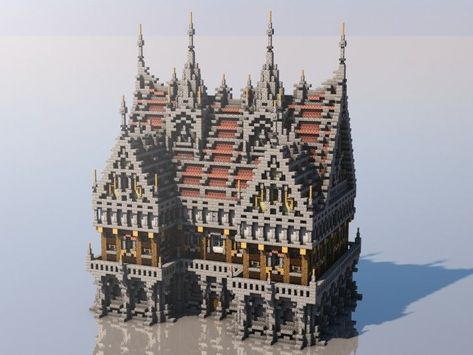 Villa Minecraft, Vila Medieval, Minecraft Kingdom, Minecraft Building Guide, 4 Town, Minecraft Idea, Minecraft Structures, Chateau Medieval, Minecraft Castle