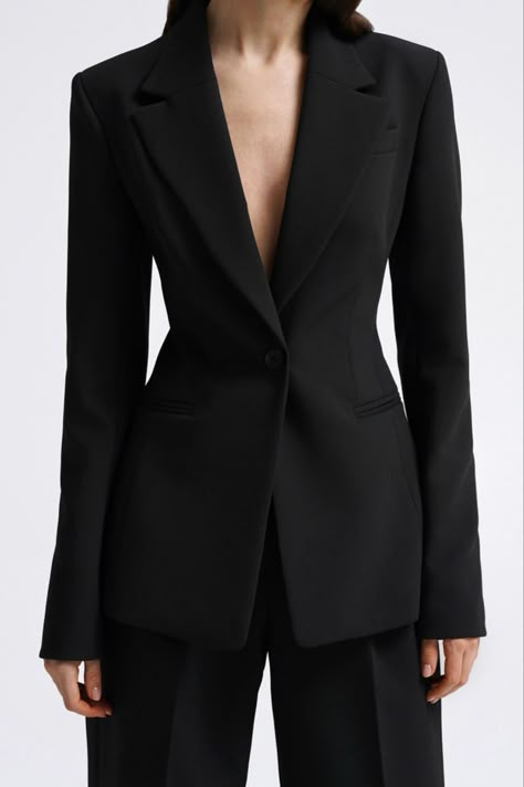 Elegant Girls, Woman In Suit, Woman Suit Fashion, Classy Work Outfits, Stylish Clothes, Black Suit, Professional Outfits, Business Casual Outfits, Suit Fashion