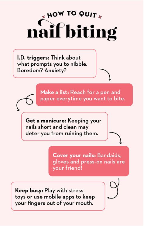 How to Quit Biting Your Nails Stop Biting Your Nails, Stop Nail Biting, Nail Biting Habit, Biting Nails, Nail Growth Tips, Nails May, Nail Picking, Nail Quotes, Nail Biting