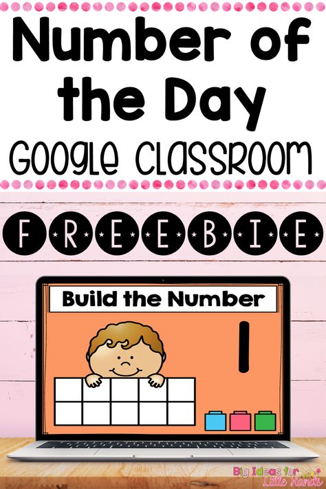 Building a foundation for number sense is important to teach in  Preschool and Kindergarten to build math fluency. This Number of the  Week interactive activity will get your students engaged in practicing  learning numbers & counting using Google Slides? This free fun,  paperless, no prep game is great practice for number recognition!  Activities are recognition, subitize, songs, videos, building &  more! No worksheets needed! Great to use in a technology or math center  with Google Classroom Number Of The Week, Number Recognition Activities, Number Of The Day, Numbers Counting, Math Fluency, Songs Videos, Number Sense, Learning Numbers, Digital Classroom