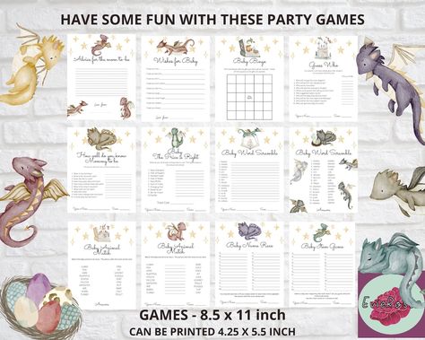 Studio Ghibli Baby Shower Games, Baby Dragon Baby Shower Ideas, Dragon Baby Shower Theme, Dragon Themed Baby Shower Ideas, Dragon Baby Shower Ideas, Fairytale Baby Shower Theme, Mythical Kingdom, Ash Baby, Fairytale Baby Shower