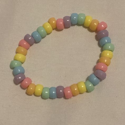 Pastel rainbow kandi singlet Pastel Kandi, Rainbow Kandi, Bracelets Ideas, Kandi Bracelets, Things To Make, Pastel Rainbow, Diy Bracelets, Hydrangea, Hobbies