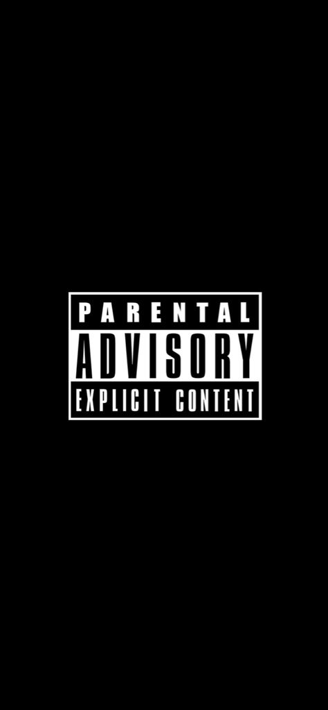 Parental Advisory Wallpaper, Desenho Tom E Jerry, Cool Backgrounds For Iphone, Carter Reynolds, Black Desktop, Explicit Content, Iphone Art, Dark Phone Wallpapers, Nike Wallpaper