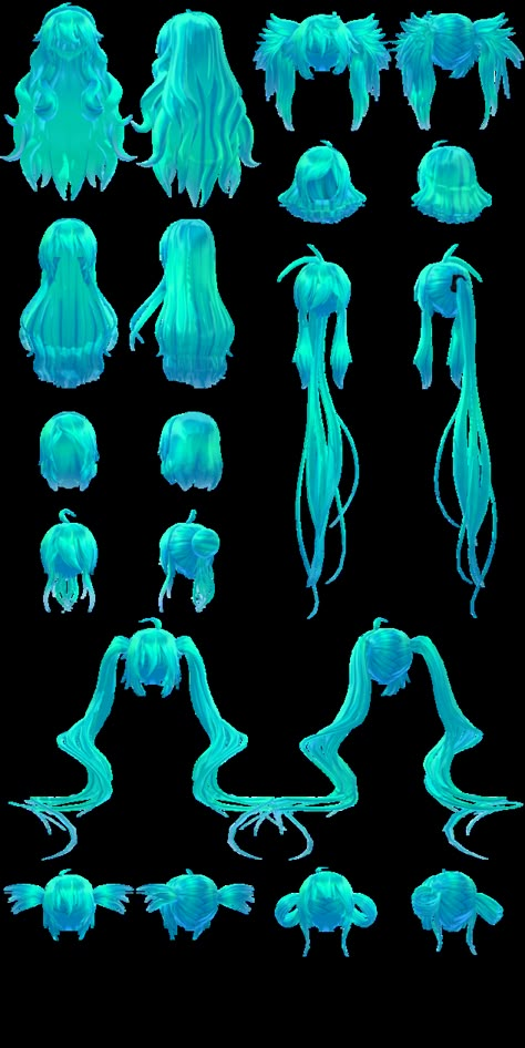 [Watchers' Gift] MMD Tda Hair Edit Pack 2 DL by Smol-Hooman Sims 4 Miku Hair, Mmd Hair, Pelo Anime, Manga Hair, Drawing Hair Tutorial, Manga Drawing Tutorials, Anime Hair, Digital Painting Tutorials, Anime Drawings Tutorials