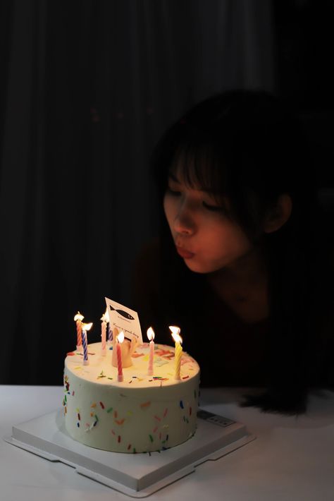 woman blowing candles on cake photo – Free Cake Image on Unsplash Blowing Cake Aesthetic, Posing With Cake Aesthetic, Blow Candle, Blowing Out Candles Birthday, Blowing Candles Birthday, Blowing Out Birthday Candles Aesthetic, Blowing Candles, Birthday Cake Blowing Candles Aesthetic, Birthday Cake Blowing Candles