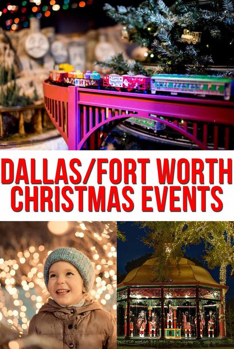 DFW Christmas Events #dfwevents #holidayevents #texasevents Places To Take Toddlers, Dallas Things To Do, Texas Winter, Texas Trip, Visit Dallas, Fort Worth Stockyards, Christmas Things To Do, Christmas Getaways, Texas Christmas