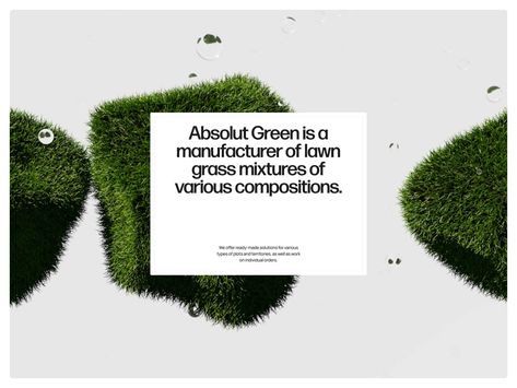 Absolute Green - Awwwards Honorable Mention Website Concept, Studio Website, Web Design Mobile, Furniture Studio, Design Technology, Minimal Web Design, Website Inspiration, Corporate Design, Design Concept