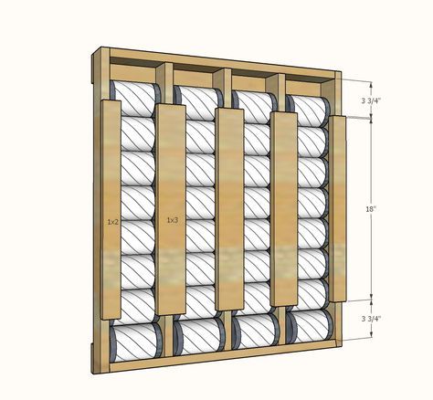 Canned Good Storage, Diy Pantry Organization, Diy Storage Rack, Canned Food Storage, Can Organizers, Diy Pantry, Deep Shelves, Kitchen Pantry Design, Can Storage