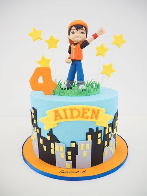 Boboiboy Cake, Agen Ali, Butter Icing, Simple Bridesmaid Dresses, 3d Cakes, Fondant Cookies, Cakes For Boys, Royal Icing Cookies, Cake Decorating Techniques