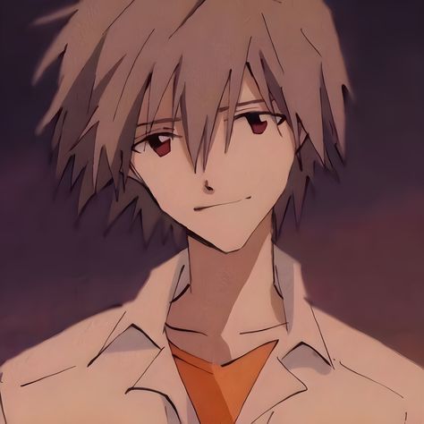 Kaworu Pfp, Kaworu Nagisa Icon, Anime Egg, Evangelion Kaworu, Kaworu Nagisa, Neon Evangelion, Pandora Hearts, Cool Anime Guys, Genesis Evangelion