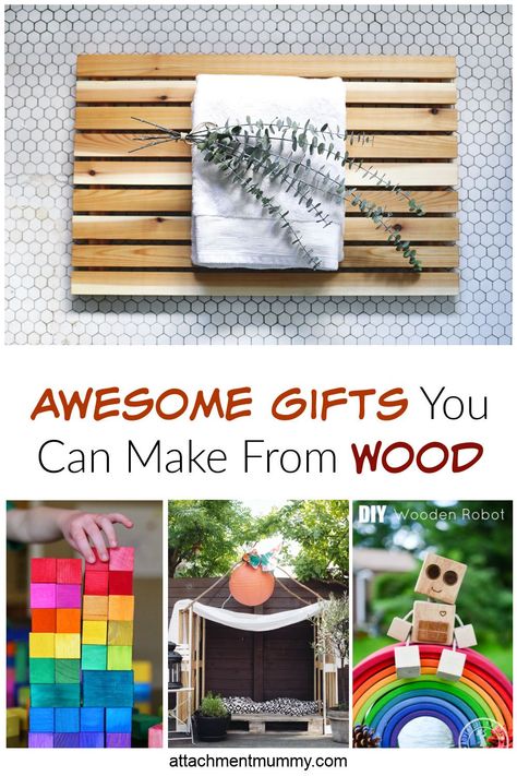 Looking for DIY gift ideas? This selection of wooden gifts is full of amazing ideas! They are perfect for those with wood craft skills or who want to get ahead with their homemade gifts this year. Homemade Gifts Wood, Diy Valentine's Gifts For Kids, Diy Wooden Toys, Garden Woodworking Projects, Advent Calendars For Kids, Valentine Gifts For Kids, Diy Birthday Gifts For Friends, Woodworking Projects For Kids, Diy Gift Ideas