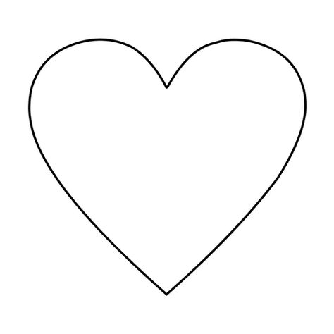 Heart love valentine Heart Shapes Template, Love Heart Tattoo, Simple Heart Tattoos, Alien Tattoo, Angel Tattoo Designs, Heart Tattoo Designs, Heart Template, Heart Drawing, Valentine Png