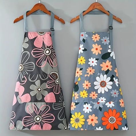 Sleeveless Apron, Baking Aprons, Garden Cooking, Man Cooking, Floral Apron, Gardening Apron, Printed Aprons, Chef Apron, Japan Style