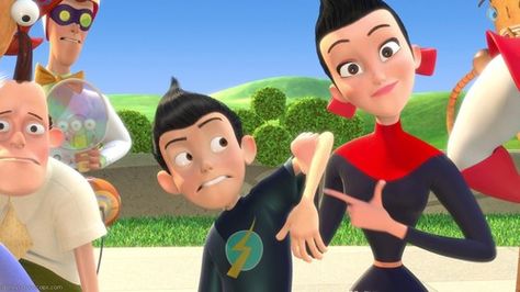 Classic!  The faces say it all! Franny Robinson, Wilbur Robinson, Meet The Robinsons, The Robinsons, Meet The Robinson, Robinson Family, Poppy And Branch, Disney Animated Movies, Disney Crossovers