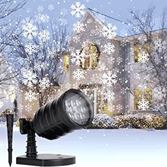 Amazon.com: Christmas Snowflake Projector Lights Outdoor, Led Snowfall Show Lights Waterproof Landscape Decorative Christmas Lights Lighting for Xmas Holiday Party Garden Patio Indoor Home Decoration Show : Tools & Home Improvement Snowfall Show, Amazon Christmas Decorations, Christmas Light Projector, Led Projector Lights, Christmas Projector, Australian Christmas, Snowflake Decorations, Show Lights, Lights Outdoor