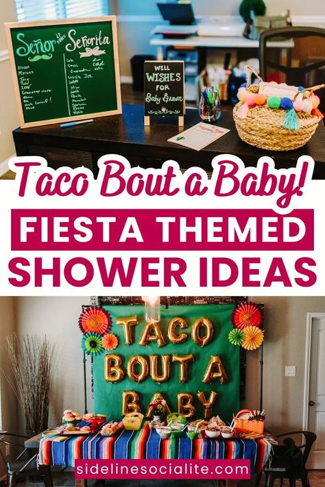 Let's fiesta! Dive into our guide for throwing a "Taco Bout A Baby" Mexican fiesta-themed baby shower that's sure to be a hit! From festive decor ideas to mouthwatering Mexican-inspired recipes, get ready to celebrate the arrival of the little one with style and flair. Fiesta Theme Baby Shower Ideas, Cactus Centerpieces, Fiesta Gender Reveal, Halloween Shower Ideas, Mexican Theme Baby Shower, Theme Baby Shower Ideas, Taco Bout A Baby, May Birthdays, Mexican Baby Shower