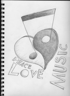 Music Art Drawing, Music Notes Drawing, Music Quote, Drawing Hands, Realistic Pencil Drawings, Music Drawings, Drawing Faces, Tableau Art, Treble Clef