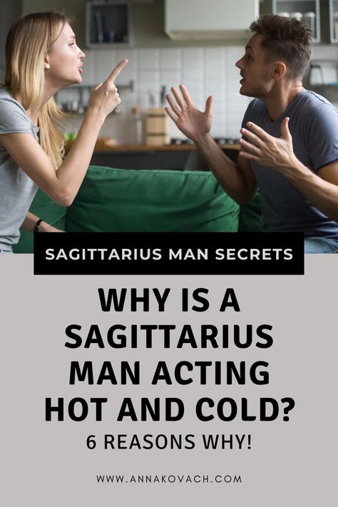 Known for his optimistic and upbeat attitude, the Sagittarius man can often be found giving out radiant laughs and teeth-grinning smiles. No matter what environment you put this glorious man in, he knows how to work a crowd. But like every human being, these truth-seeking men have a shadowy side. Just like everyone else, he has mood swings. He can be hot and cold too. Keep reading and find out why he is hot and cold. Cancerian Woman Sagittarius Man, Sagittarius Man Traits, Sagittarius Man In Love, Sagittarius Men, Relevant Quotes, Selfish Men, How To Make You, Man Cold, Sagittarius Man