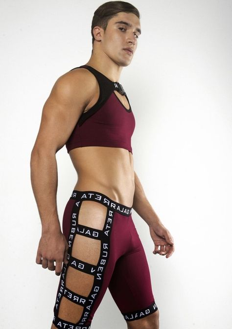 Strapped Pants, Andro Fashion, Queer Clothes, Mens Innerwear, Gender Fluid Fashion, Thai Clothes, Strap Pants, Fashion Inspiration Design, Futuristic Design