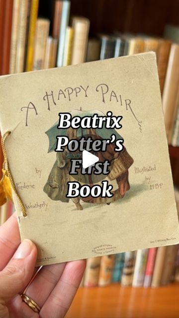 Jonkers Rare Books on Instagram: "Beatrix Potter’s first publication came long before her famous, and still much loved, book, The Tale of Benjamin Bunny. 

#bookstagram #beatrixpotter #history" Beatrice Potter, Benjamin Bunny, Beatrix Potter, Rare Books, Antique Books, Literature, History, Books, On Instagram