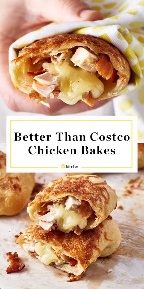 Copycat Costco Chicken Bake | Kitchn Sliced Deli Chicken Recipes, Costco Chicken Bake Recipes, Chicken Bake Costco, Farm Meals, Bakes Recipe, Bacon Wraps, Chicken Bakes, Costco Chicken Bake, Pizza Alternatives