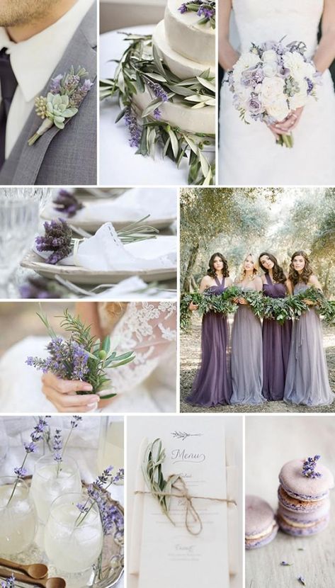 Sage Green And Lavender, Lavender Wedding Theme, Green And Lavender, Purple Wedding Theme, Sage Wedding, Lilac Wedding, Wedding Theme Colors, Lavender Wedding, Wedding Mood