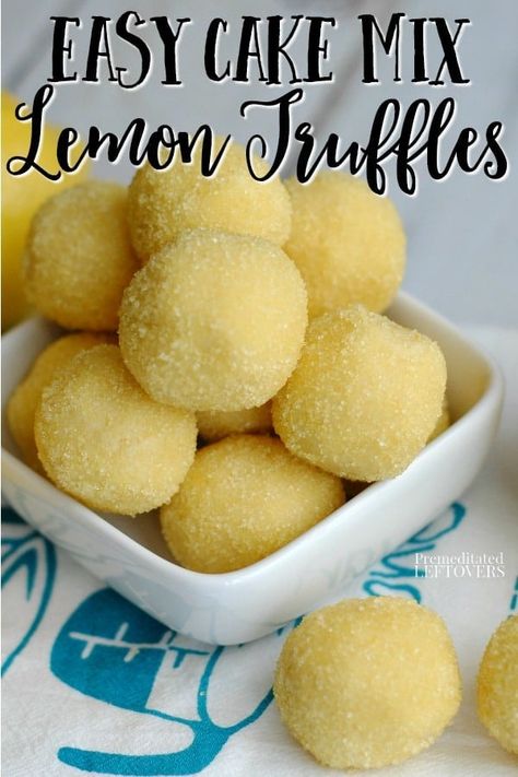 Lemon Balls Recipe, Easy Truffle Recipe, Lemon Truffle Recipe, Lemon Ball, Lemon Truffle, Truffles Recipes, No Bake Truffles, Lemon Truffles, Food Bites