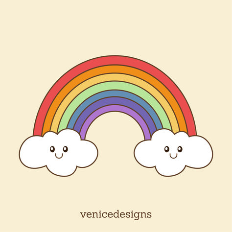 Rainbow Design Clipart Rainbow Drawing For Kids, Rainbow Vector, Rainbow Drawing, Svg Rainbow, Rainbow Printable, Cute Vector, Rainbow Svg, Cute Drawing, Graphic Design Elements