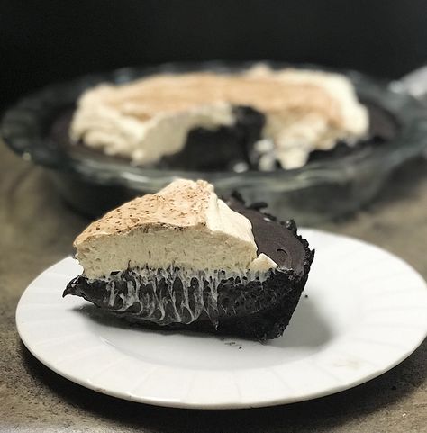 Espresso Pie, Espresso Whipped Cream, Black Cocoa Powder, Black Cocoa, Famous Chocolate, Baking Cocoa, Spring Desserts, Espresso Powder, Chocolate Wafers