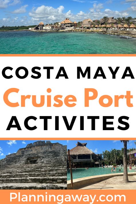 Do you have a cruise stop in Costa Maya Mexico? Are you looking for fun things to do in Costa Maya while on a cruise? Want to book an awesome Costa Maya cruise port excursion? We are going to list the best things to do in Costa Maya Mexico. This includes the best all-inclusive private beaches in Costa Maya and Costa Maya activities such as the Chacchoben ruins, Bacalar, snorkel excursions, and activities at the port of Costa Maya. Let's explore the best things to do in Costa Maya Mexico! Puerto Costa Maya Mexico, Costa Maya Excursions, Costa Maya Cruise Port, Mexican Cruise, Costa Maya Mexico, Winter Cruise, Cruise Activities, Anniversary Cruise, Maya Ruins