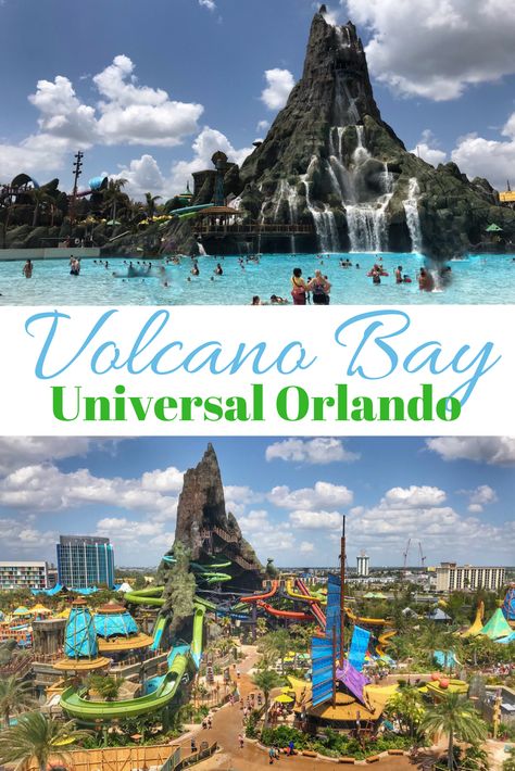 Volcano Bay water park at Universal Orlando Volcano Bay Universal, Universal Studios Outfit, Universal Parks, Park Outfit, Volcano Bay, Orlando Trip, Orlando Theme Parks, Orlando Parks, Visit Usa