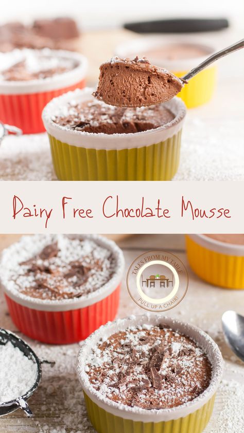 dairy free chocolate mousse Lactose Free Chocolate Mousse, Dairy Free Mousse, Sugar Free Chocolate Mousse, Dairy Free Chocolate Mousse, Coconut Milk Chocolate, Gluten Free Chocolate Recipes, Bridal Shower Desserts, Pumpkin Mousse, Vegetarian Desserts