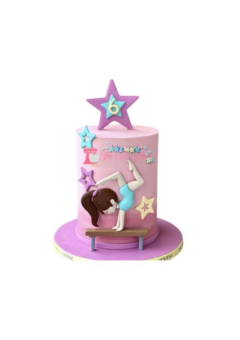 🤸‍♀️🎂 Super Sweet Gymnastics Cake Alert! 🎂🤸‍♂️  We’re excited to introduce our super sweet Gymnastics Cake – the ultimate treat for gymnastics lovers! 🌟✨  With vibrant colors, detailed gymnastics-themed decorations, and delicious flavors, this cake is a true showstopper. From dancing gymnast to miniature balance beams, every detail is crafted to perfection. 🤸‍♀️🏅 Gymnastics Cake, Gymnastics Cakes, Themed Decorations, Balance Beam, 9th Birthday, Girl Cakes, Cake Creations, 7th Birthday, Super Sweet