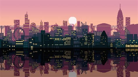 Pixel City, Samsung Wallpapers, Image Pixel Art, Ed Wallpaper, Pixel Art Landscape, Cityscape Wallpaper, 2560x1440 Wallpaper, Wallpaper Estetika, Pixel Art Background