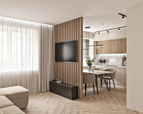 Room Partition Wall, Living Room Divider, Small Apartment Interior, Living Room Partition, Living Room Partition Design, Room Partition Designs, 아파트 인테리어, Partition Design, Room Partition