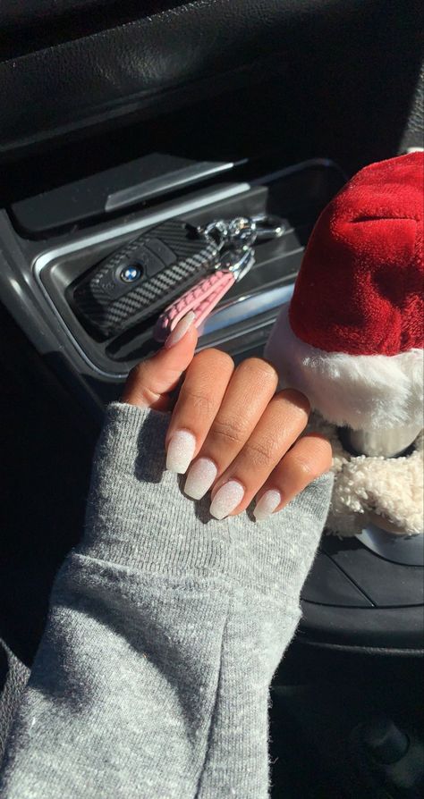 snowy sparkly coffin nails
perfect festive holiday nails for the winter!
#sparkly #glitter #white #coffin #whitenails #white #nails #prettynails #festive #holiday #winternails #christmas #christmasnails #newyearseve #newyearsevenails #nyenails Winter Formal Nails Simple, Prom Nails White Glitter, White Hoco Nails Coffin, Winter Nails Short Coffin, White Christmas Nails 2022, Simple Holiday Nails Acrylic, January Nails Coffin, Holiday White Nails, White Nails Christmas Design