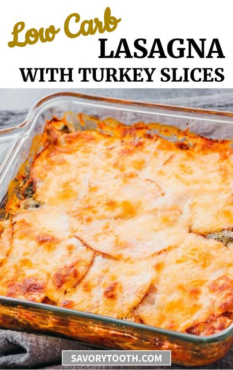 Deli Meat Recipes, Lasagna Bake, Turkey Slices, Deli Turkey Recipes, Turkey Lunch, Turkey Lunch Meat, Turkey Lasagna, Low Carb Lasagna, Lo Carb Recipes