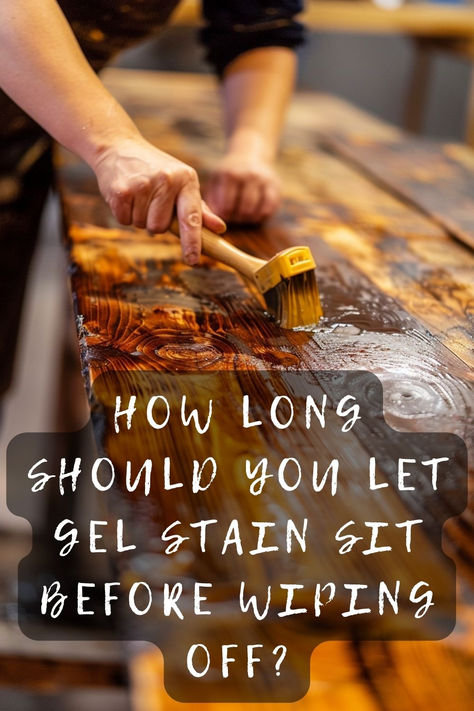 Wondering how long to let gel stain sit before wiping off? Get the timing just right for a perfect finish. Click to find out more! ⏳🖌️ #DIYProjects #WoodStaining #GelStain #HomeImprovement #CraftingTips How To Apply Gel Stain, Old Wooden Dining Table, Gel Stain Over Painted Wood, Stain Over Paint, General Finishes Java Gel Stain, Java Gel Stains, Wooden Dining Table, General Finishes, Easy Life