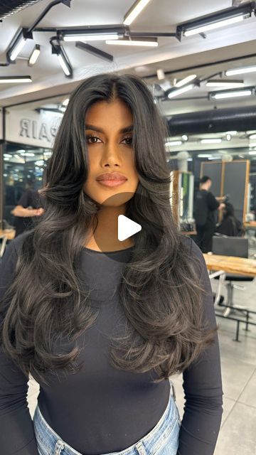 Long Layered Hair Curtain Bangs, Curtain Bangs Layers Long Hair, Long Layers With Curtain Bangs Long Hair, Curtain Bang Side Part, Long Hair With Layers And Face Framing, Haircut Side Part, Long Layers With Bangs, Medium Length Haircut, Framing Layers